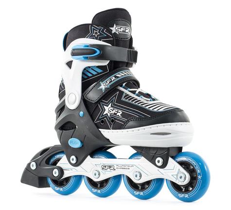 SFR Blue Pulsar Inline Adjustable Childs Skates - main image